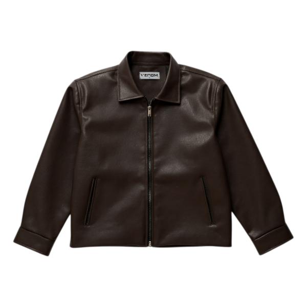 BASIC LEATHER JACKET