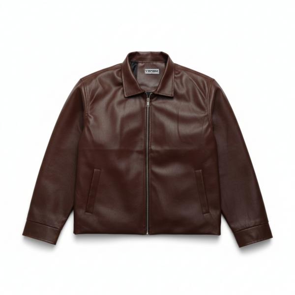 BASIC LEATHER JACKET